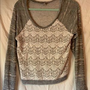 Thin lace long sleeve